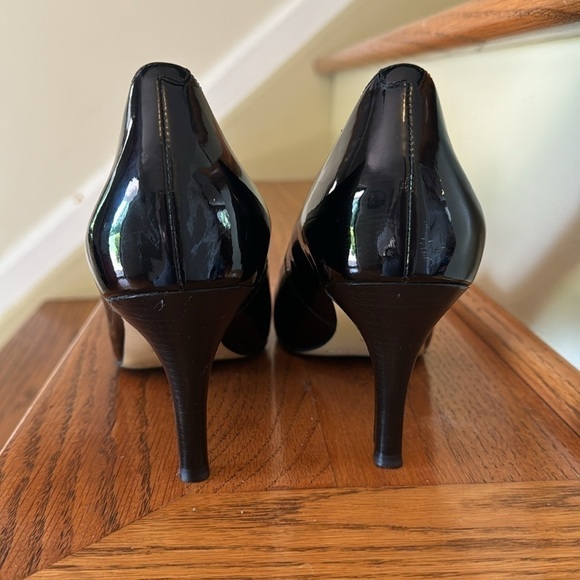 COLE HAAN Nike Air Lainey Patent Leather Peep Toe 10B 10 - Picture 5 of 11